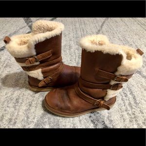 Ugg Becket Midcalf Boots- Chestnut size 8